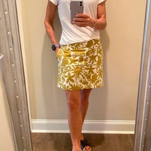 Adorable J Crew Mustard Print Mini